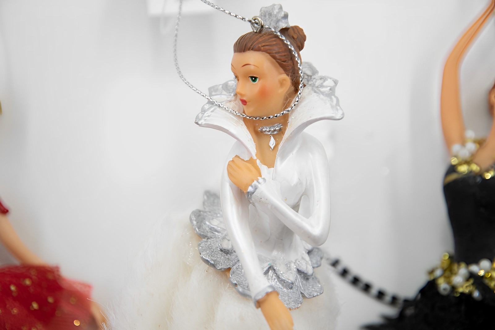 Ballerina Tanzendes Paar 2er Set B-Ware Christbaumschmuck    