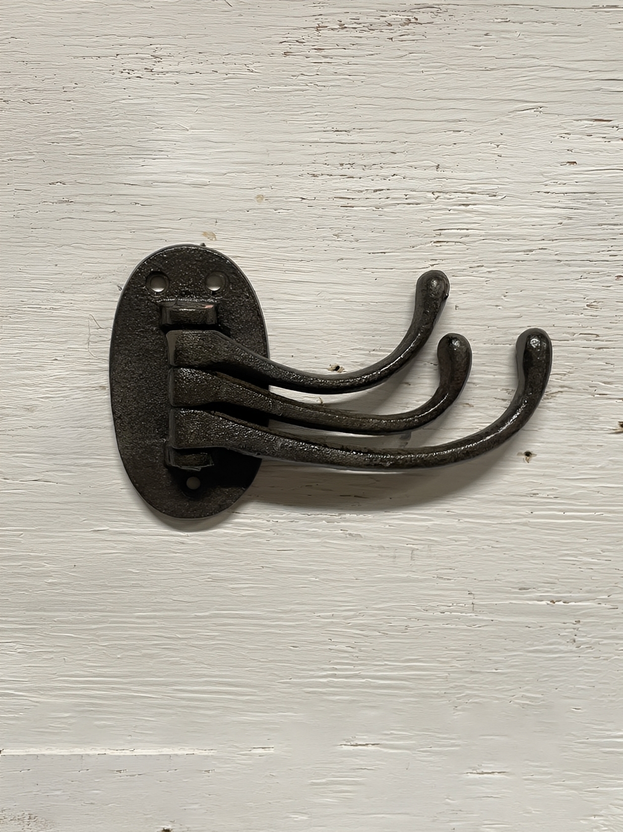 Wandhaken 3er Garderobe drehbar Vintage 