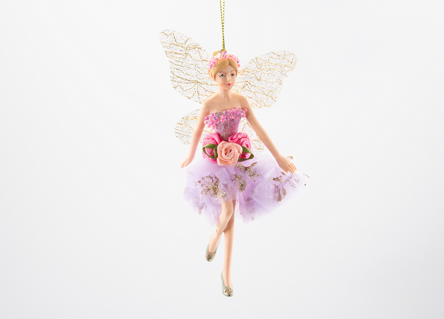 Gisela Graham Pastell Fairy Ballerina Weihnachtsschmuck
