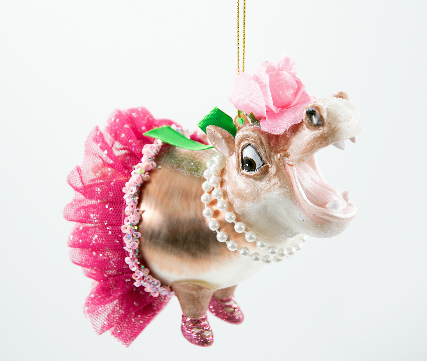 Goodwill Krokodil / Nilpferd Christbaumschmuck