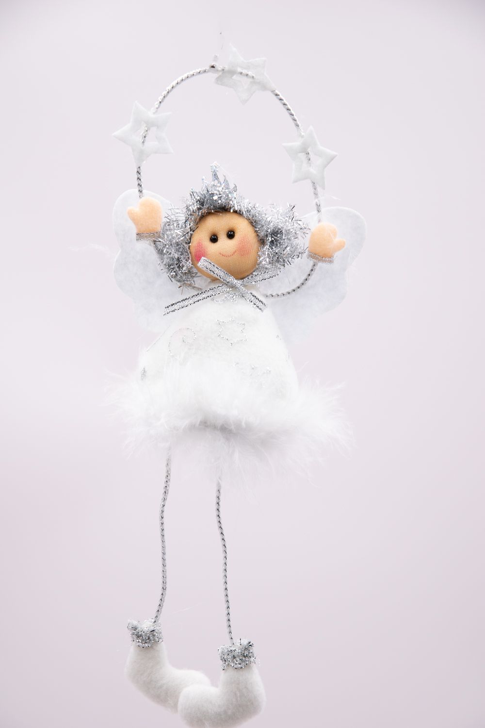Engel Elfe Fee Kantenhocker Stern Weihnachtsschmuck