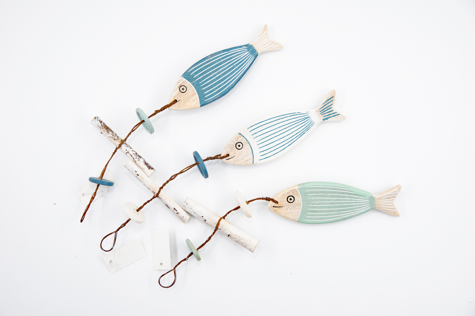 Deco Fisch 3er Set Girlande Maritim