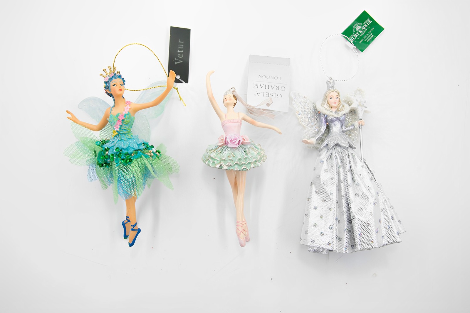 Ballerina 3er Set B-Ware Christbaumschmuck   