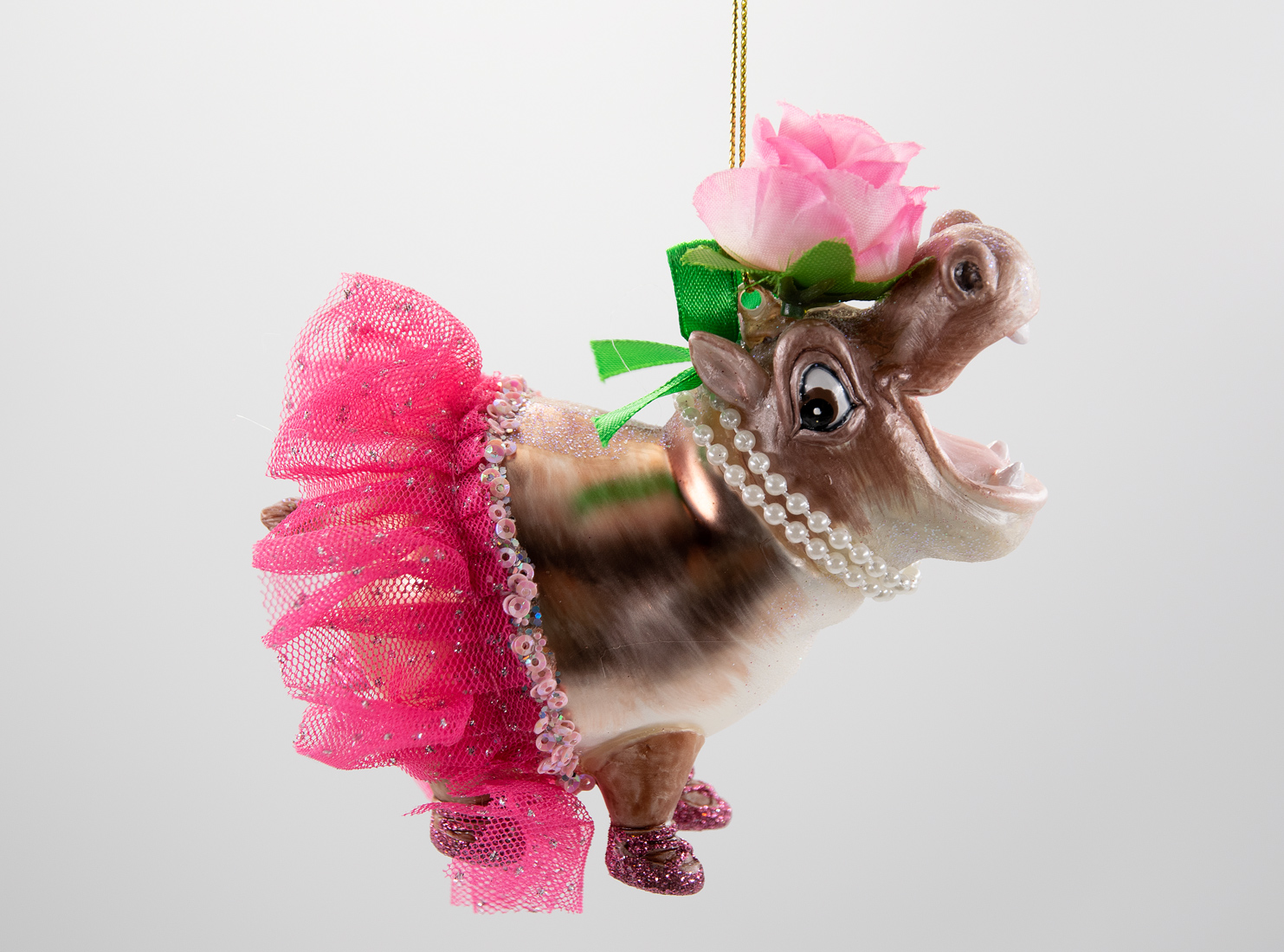 Weihnachtsschmuck Hänger Nilpferd