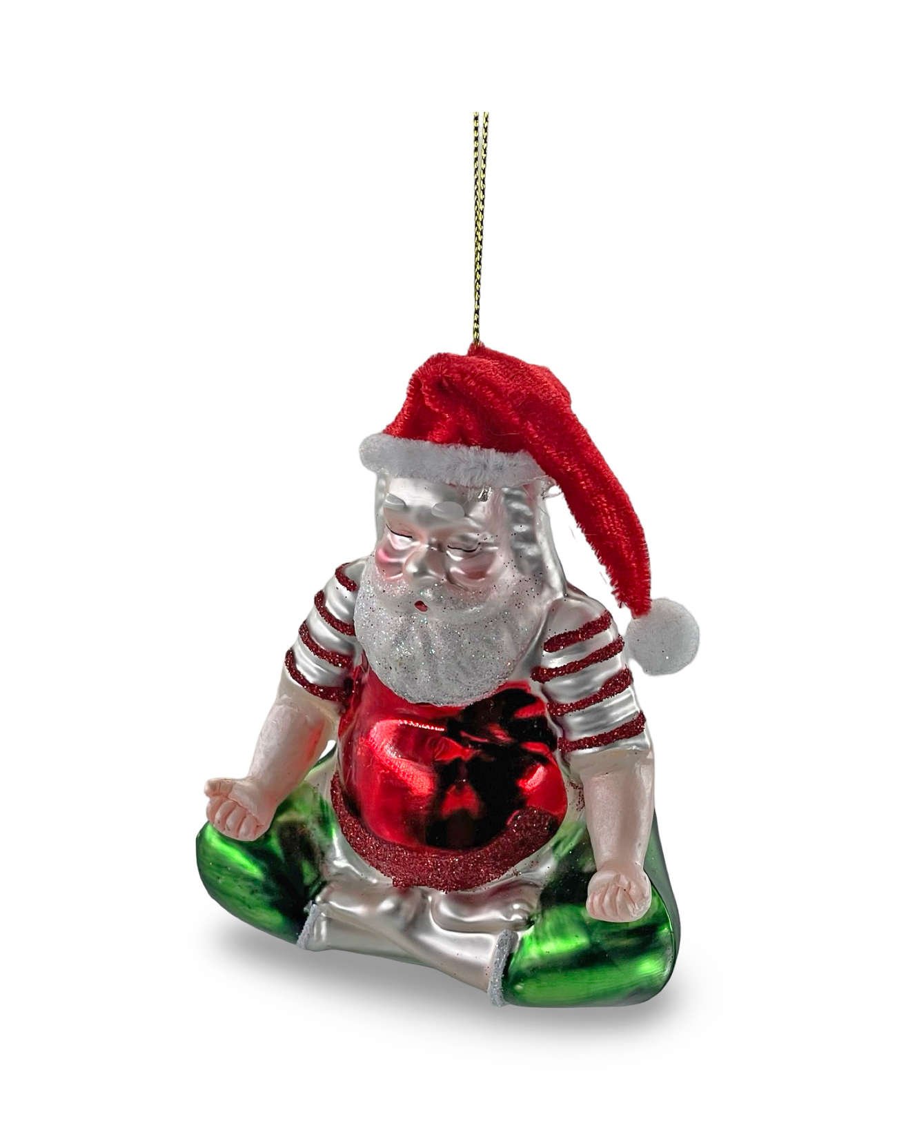 Gift Company meditierender Santa Weihnachtsschmuck