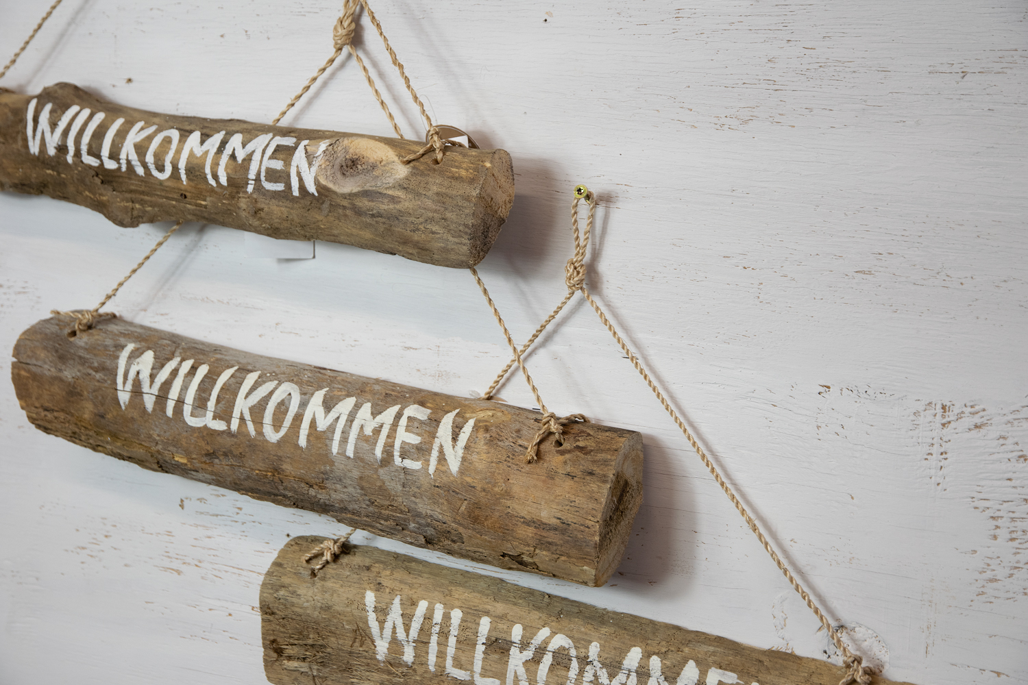 Türschild Willkommen Holz Maritim  Landhausstil