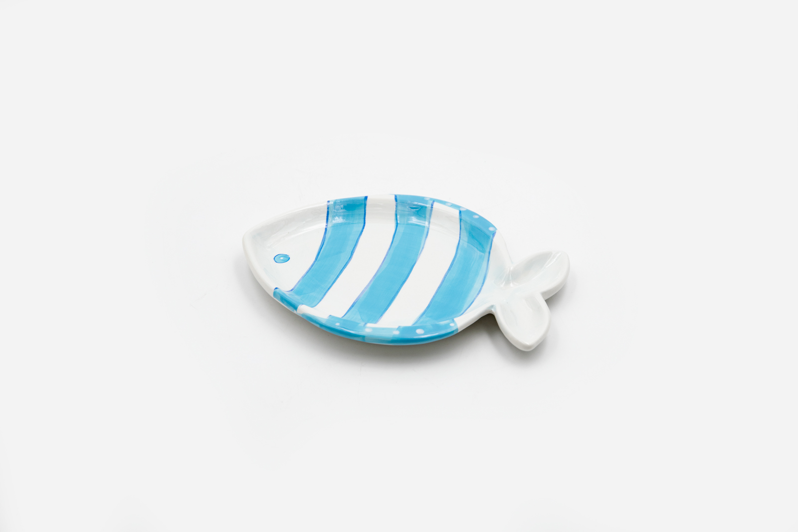 Schale Dipschale Fisch Keramik Landhausstil