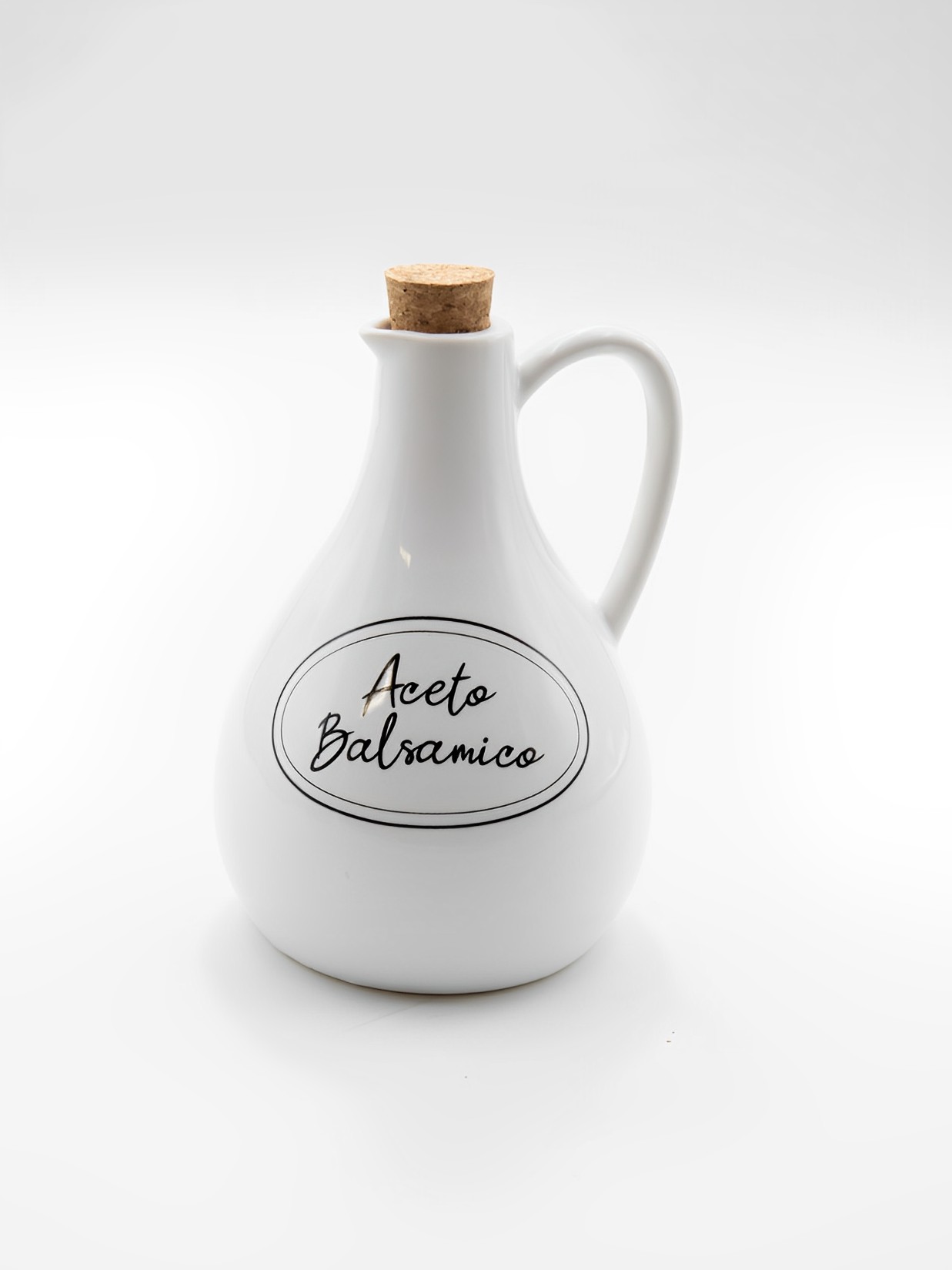 Essigflasche Keramik weiß 550ml Cucina Landhausstil  