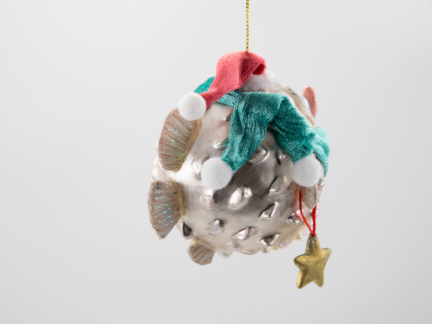Weihnachtsschmuck Hänger Kugelfisch