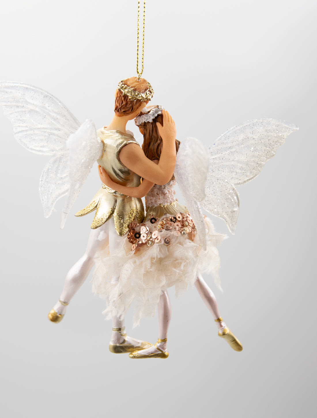 Tanzendes Paar Ballerina Tänzer Christbaumschmuck  