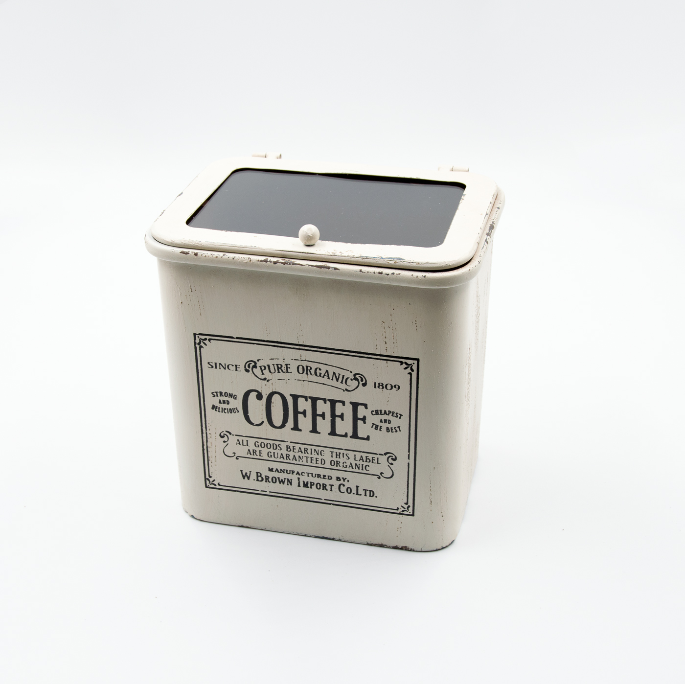 Kaffeedose Cremefarben Landhausstil