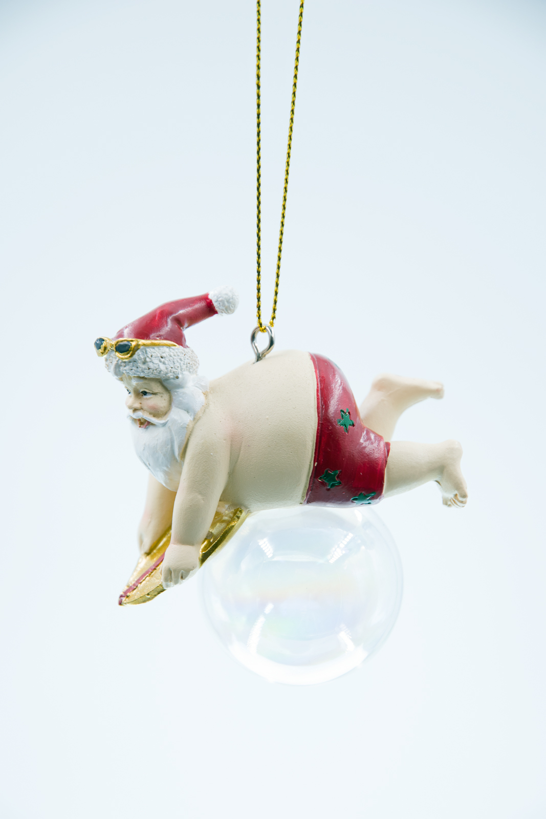 Goodwill Santa Bubble Christbaumschmuck