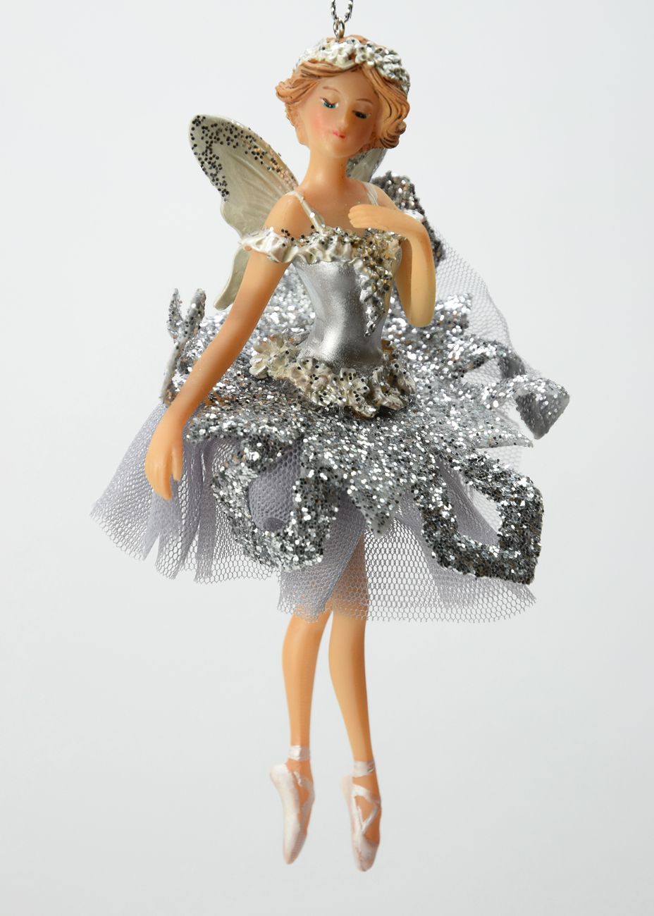 Fee mit Flügeln Ballerina Tänzerin Christbaumschmuck