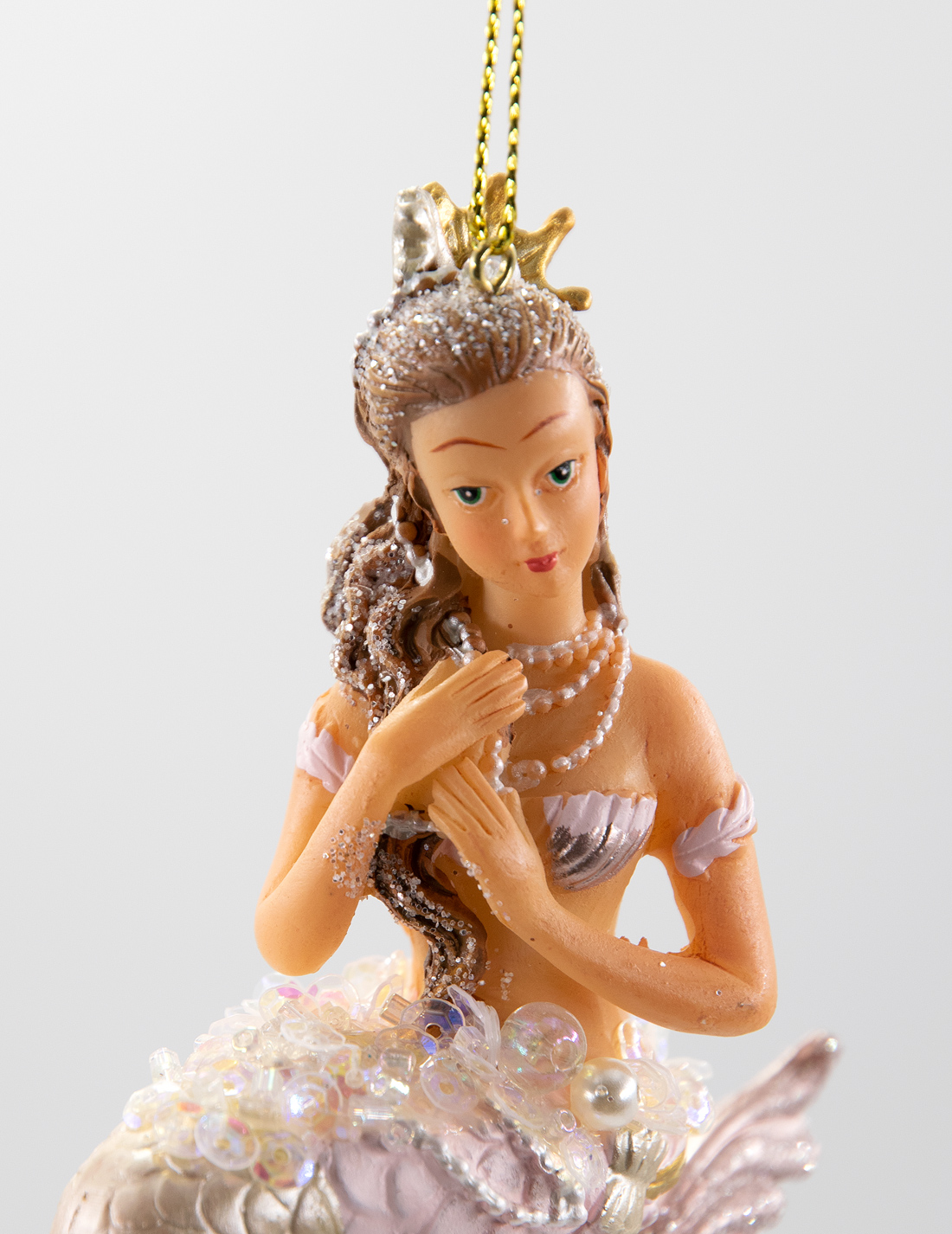 Meerjungfrau Perl Christbaumschmuck  