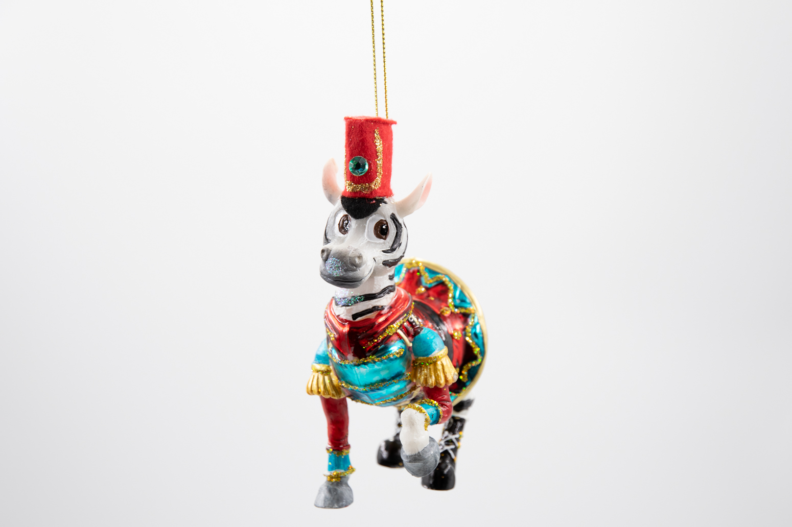 Zebra / Elefant Weihnachtsschmuck