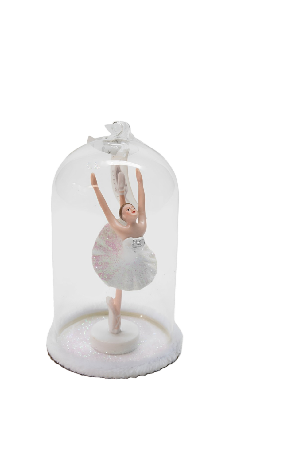 Good Will Ballerina in Glaskuppel Christbaumschmuck  