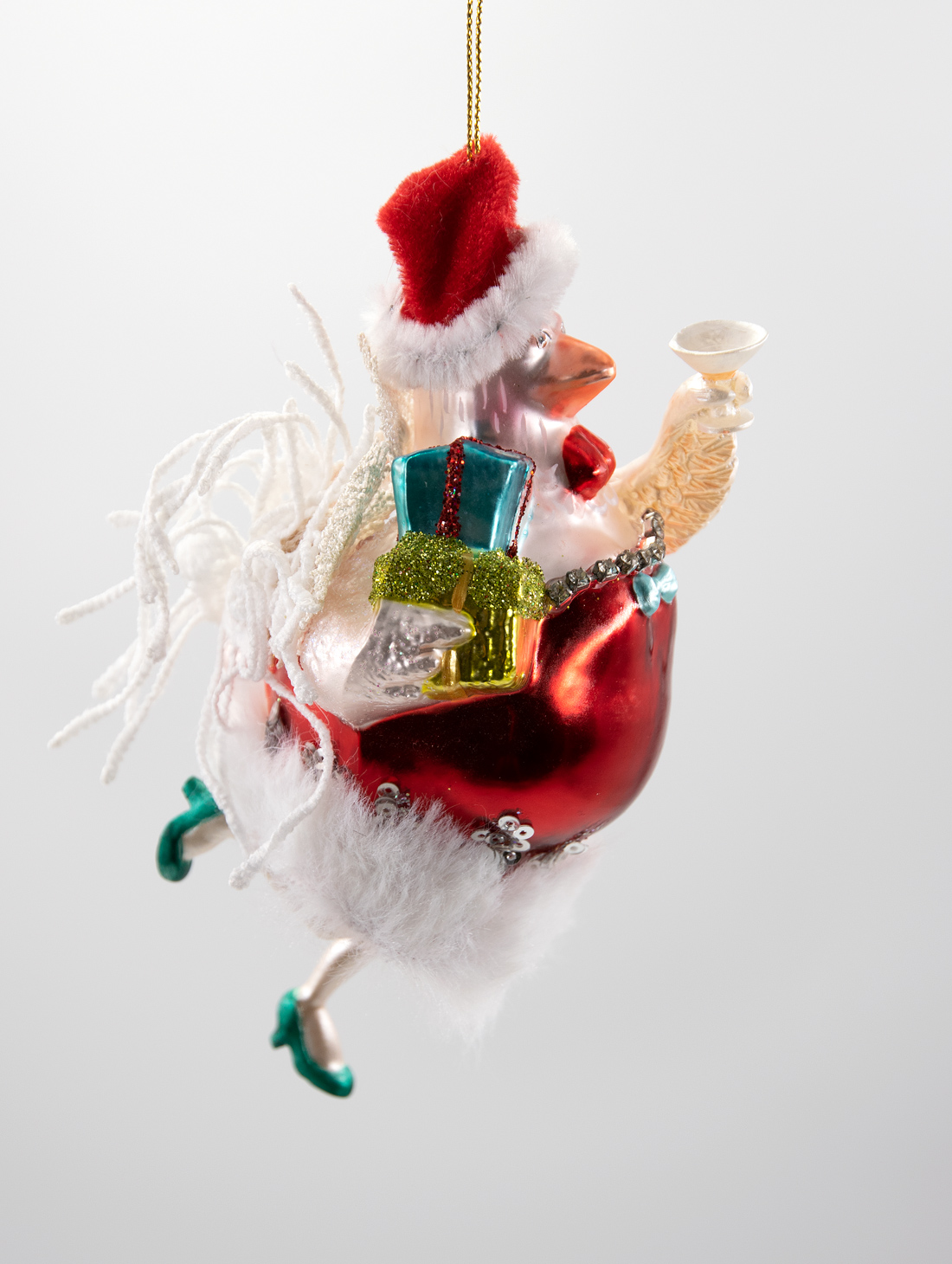 Weihnachtsschmuck Hänger Huhn