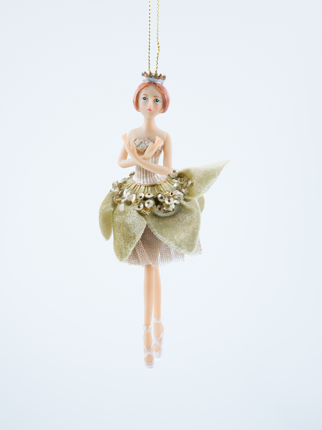 Ballerina Tänzerin Christbaumschmuck