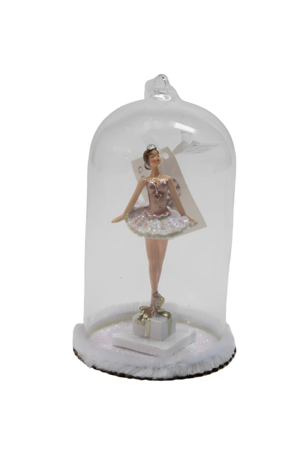 Good Will Ballerina in Glaskuppel Christbaumschmuck 