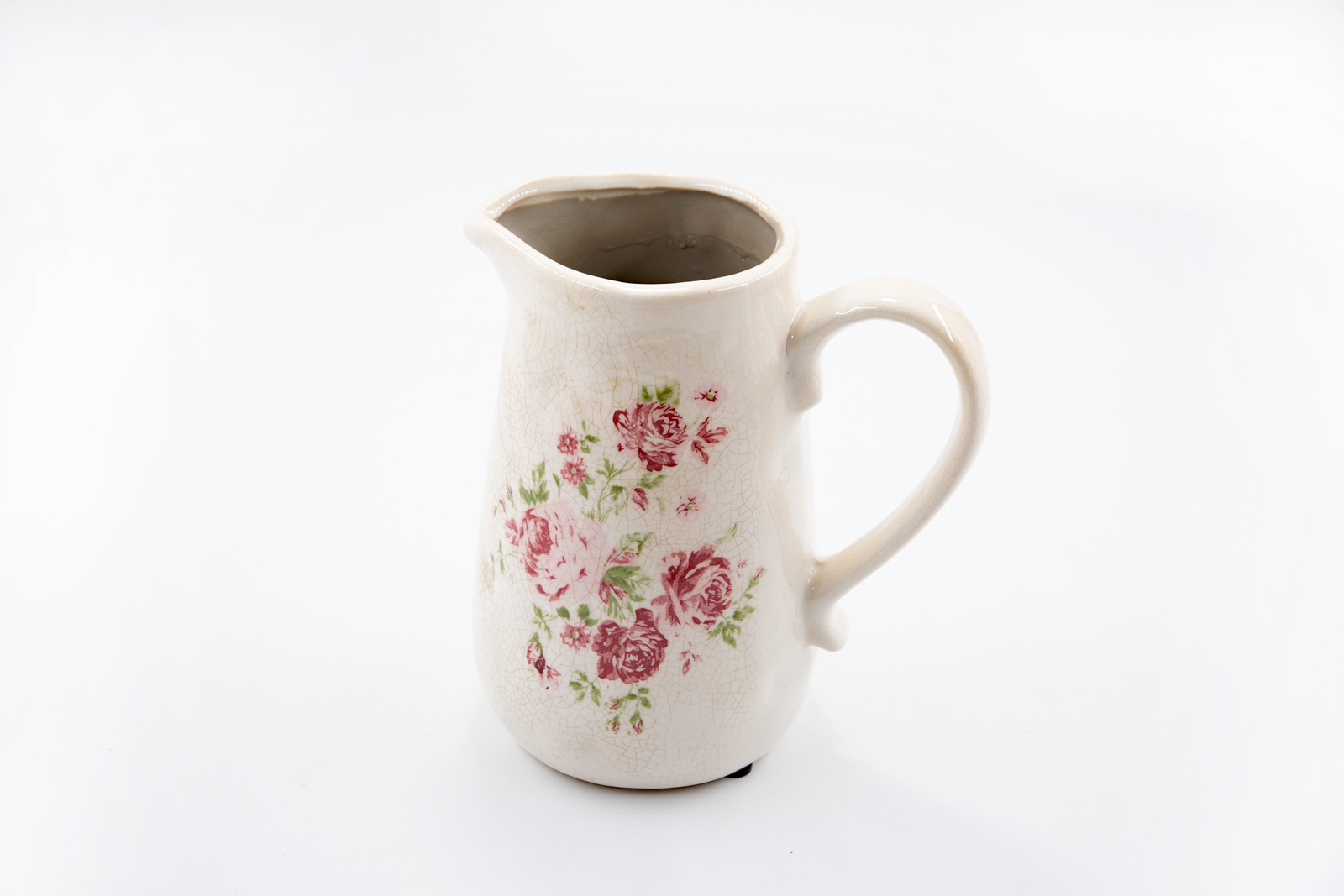 Krug Rose Steinzeug 1L Landhausstil