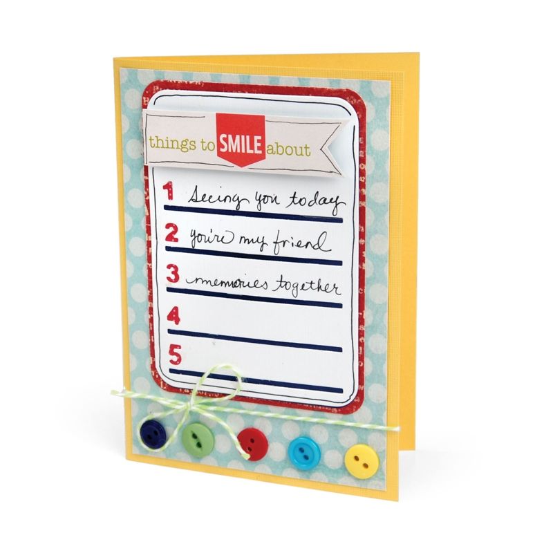 Sizzix Thinlits Journal Cards