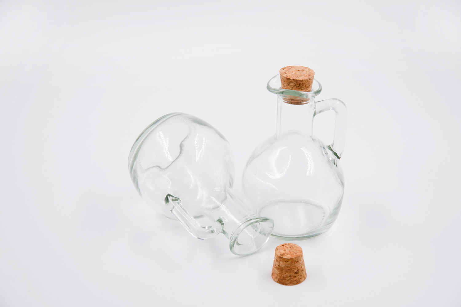 Essig- Ölflaschen Set mit Korken
