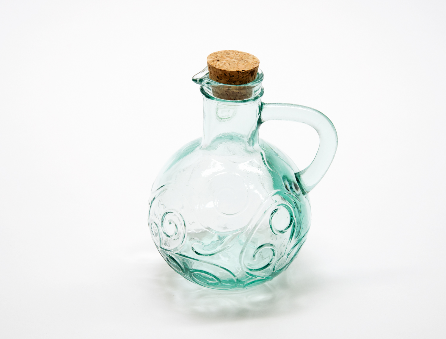 Ecogreen Flasche 400ml mit Kork Verschluss & Henkel Decor