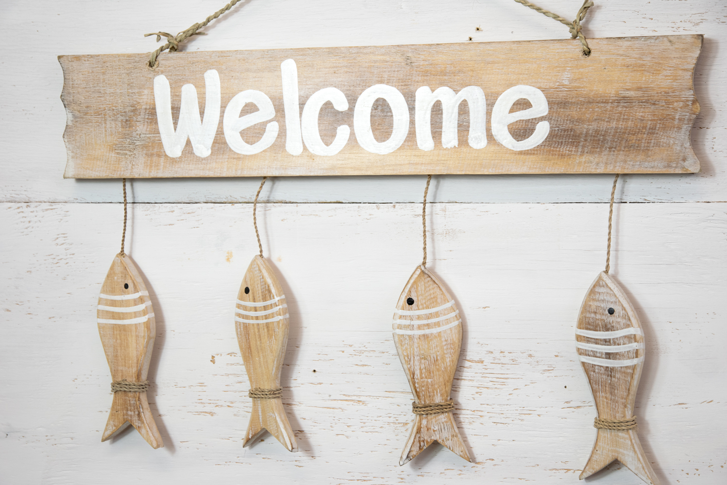 Türschild Welcome Holz Maritim  Landhausstil