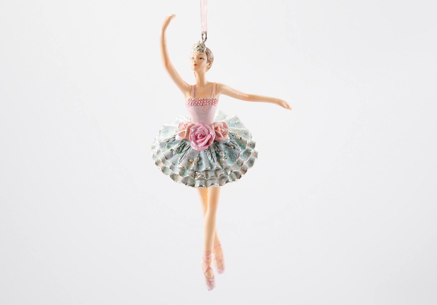 Gisela Graham Pastell Ballerina Weihnachtsschmuck