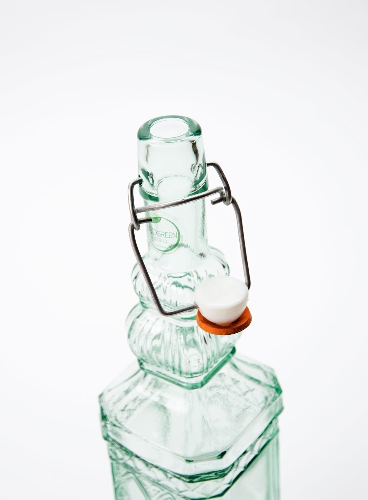 Ecogreen Flasche 700ml mit Bügel-Verschluss Decor