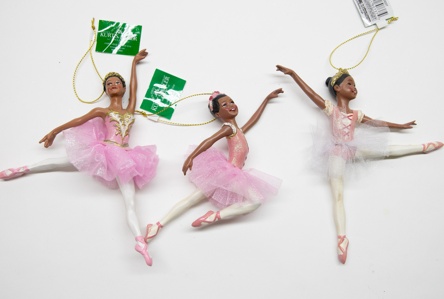 Ballerina 3er Set B-Ware Christbaumschmuck   