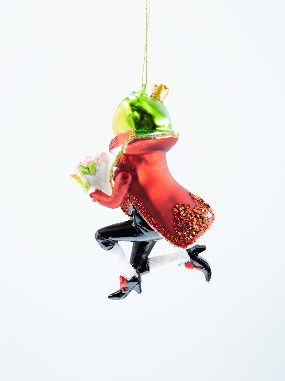 Weihnachtsschmuck Hänger Frosch Bräutigam