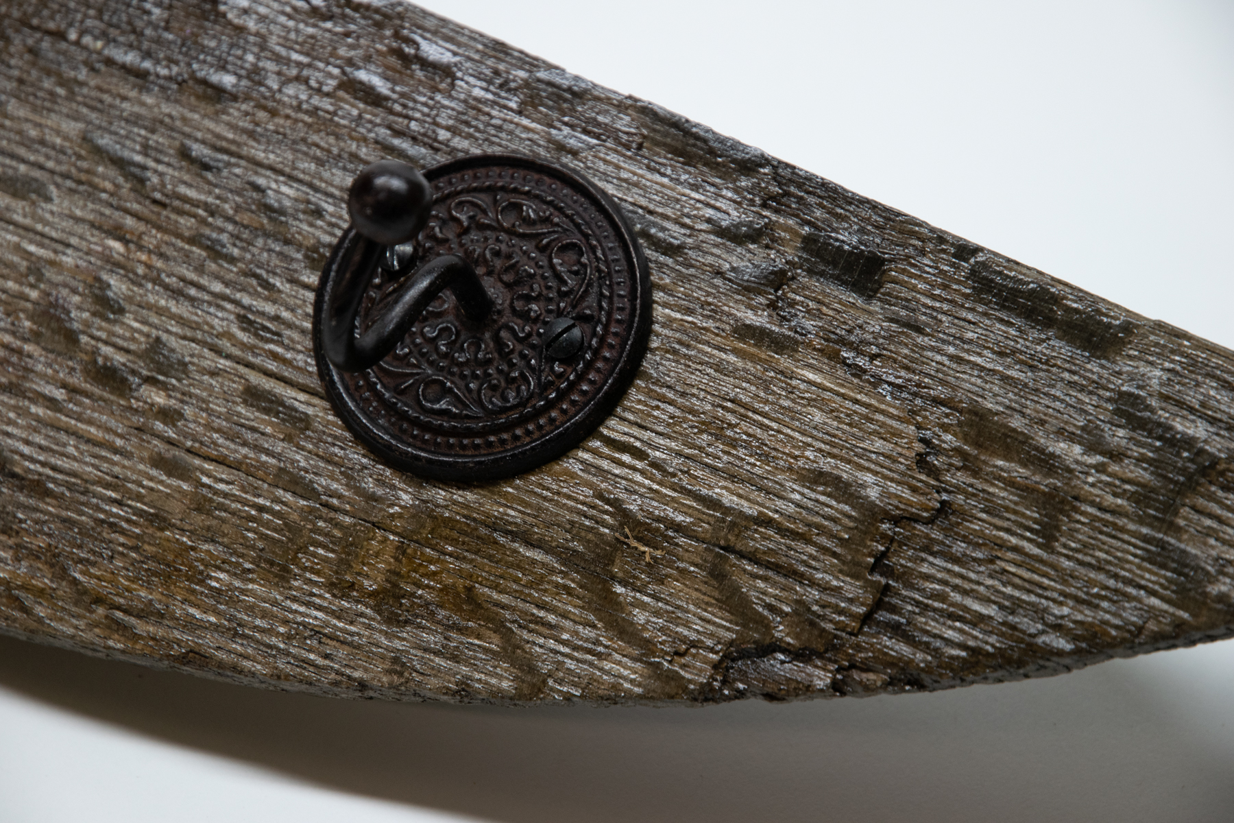 Garderobe Hakenleiste Rustikal Vintage Antik 3 Haken