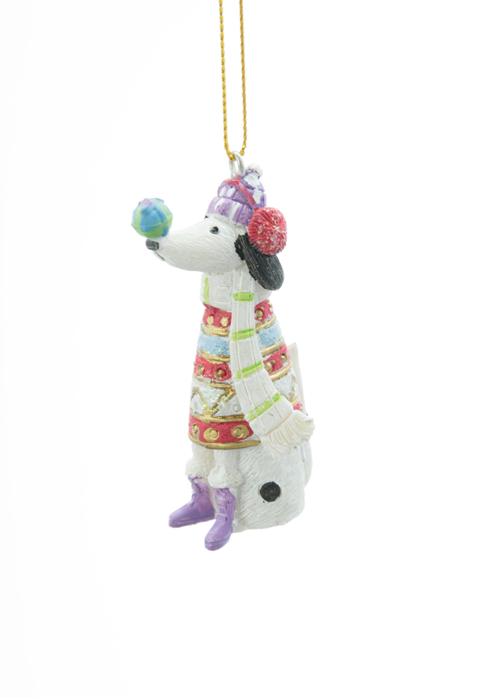 Gisela Graham Sittin Dog Hund Weihnachtsschmuck 