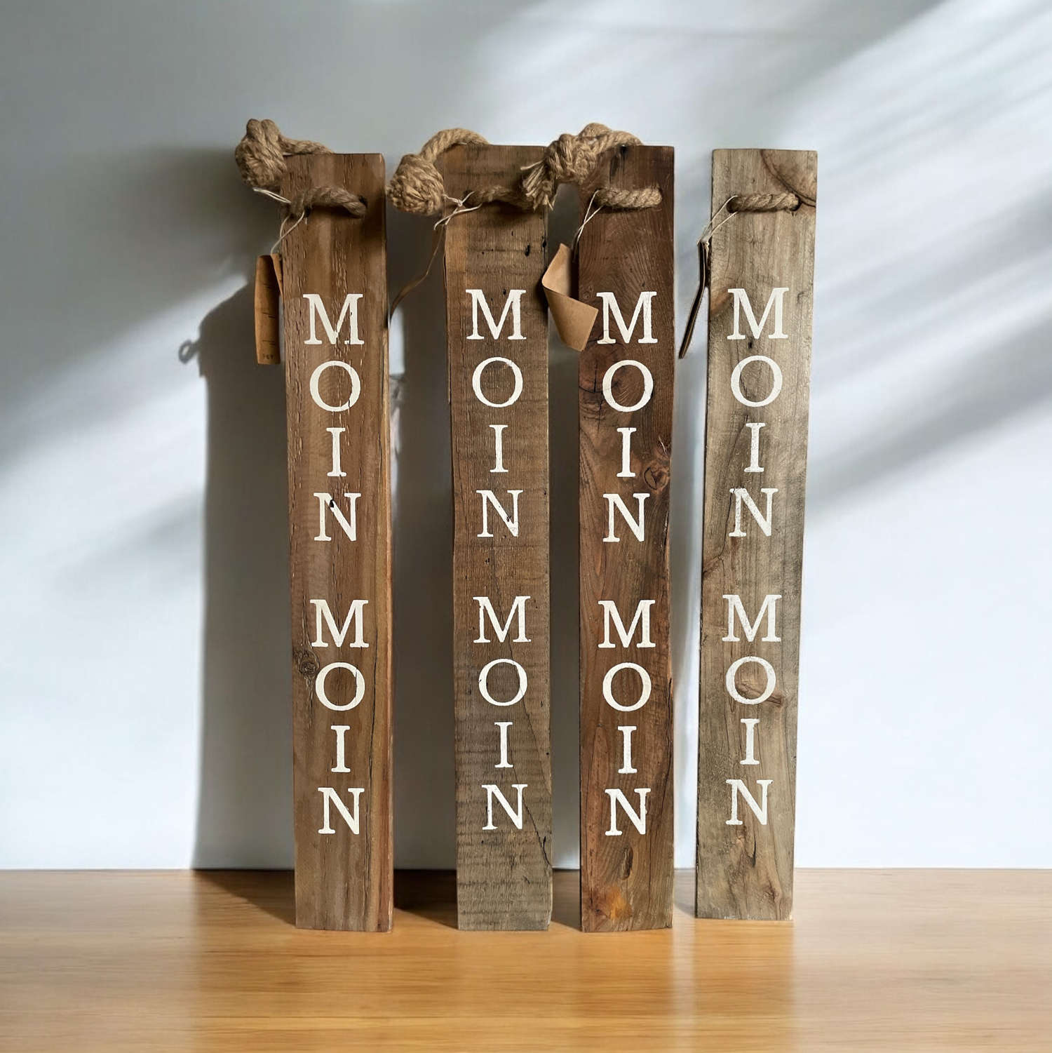 Türschild Moin Moin Holz Maritim Landhausstil