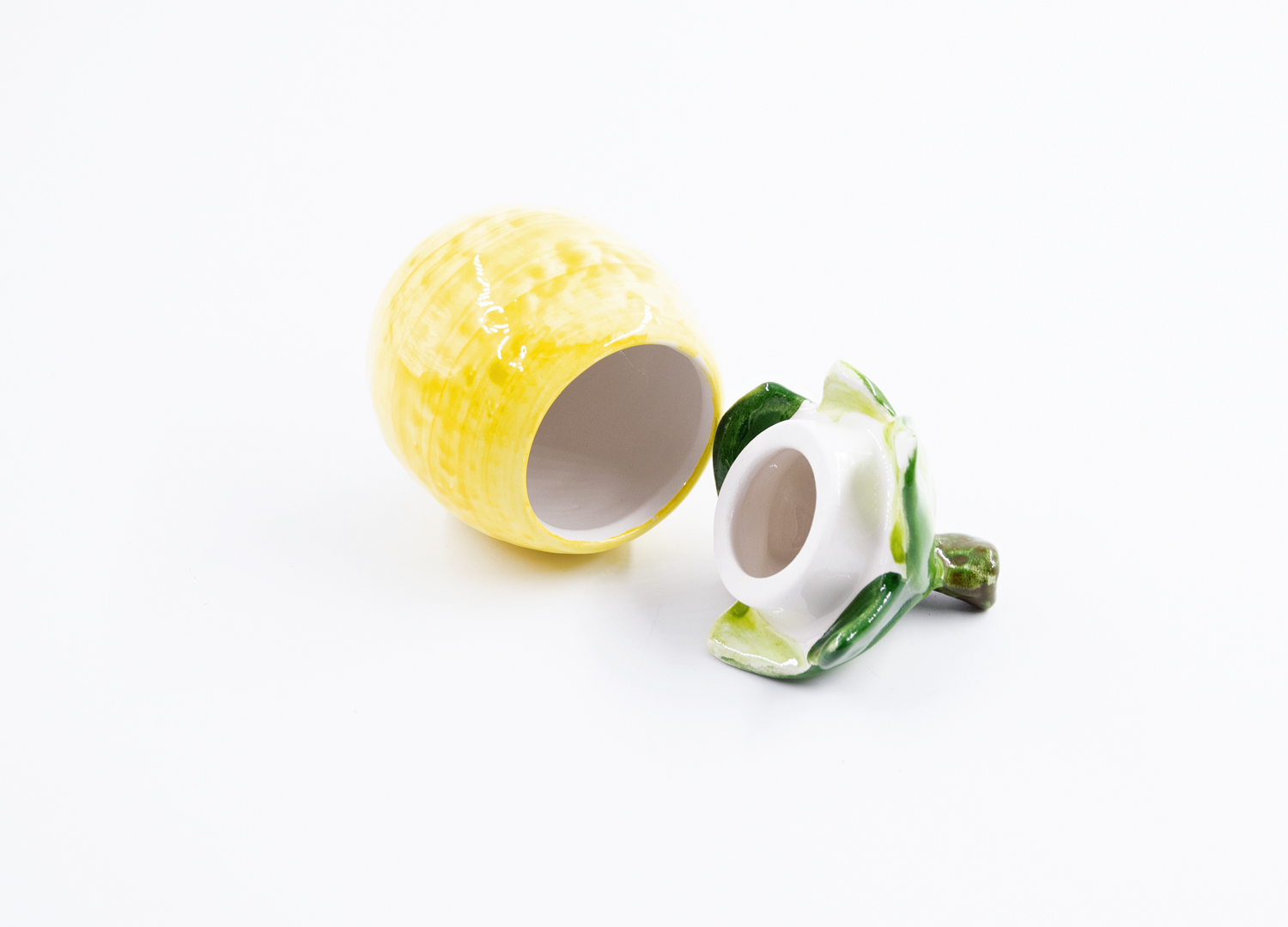 Zuckerdose Zitrone Landhausstil