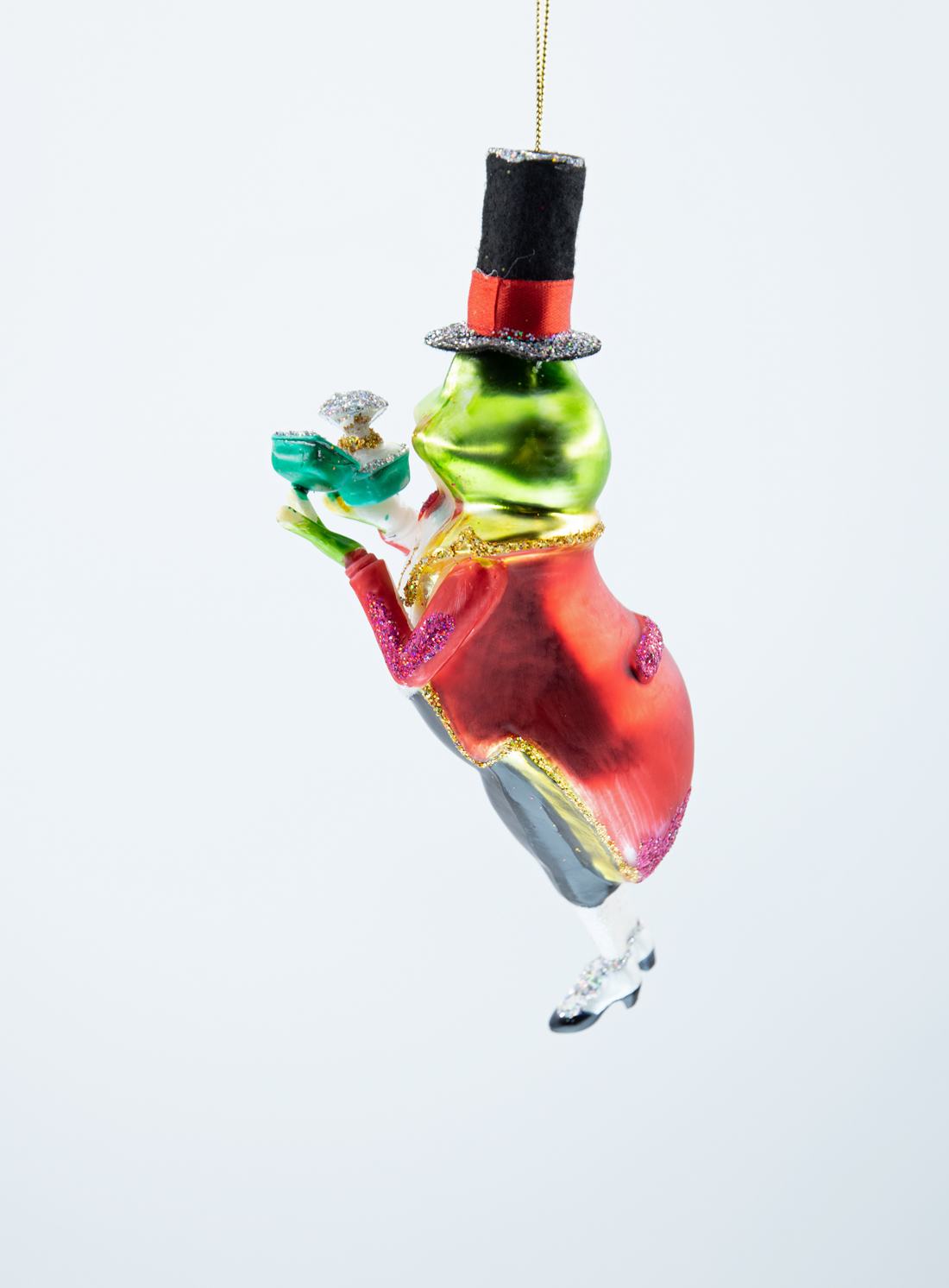 Weihnachtsschmuck Hänger Frosch Bräutigam mit Ring