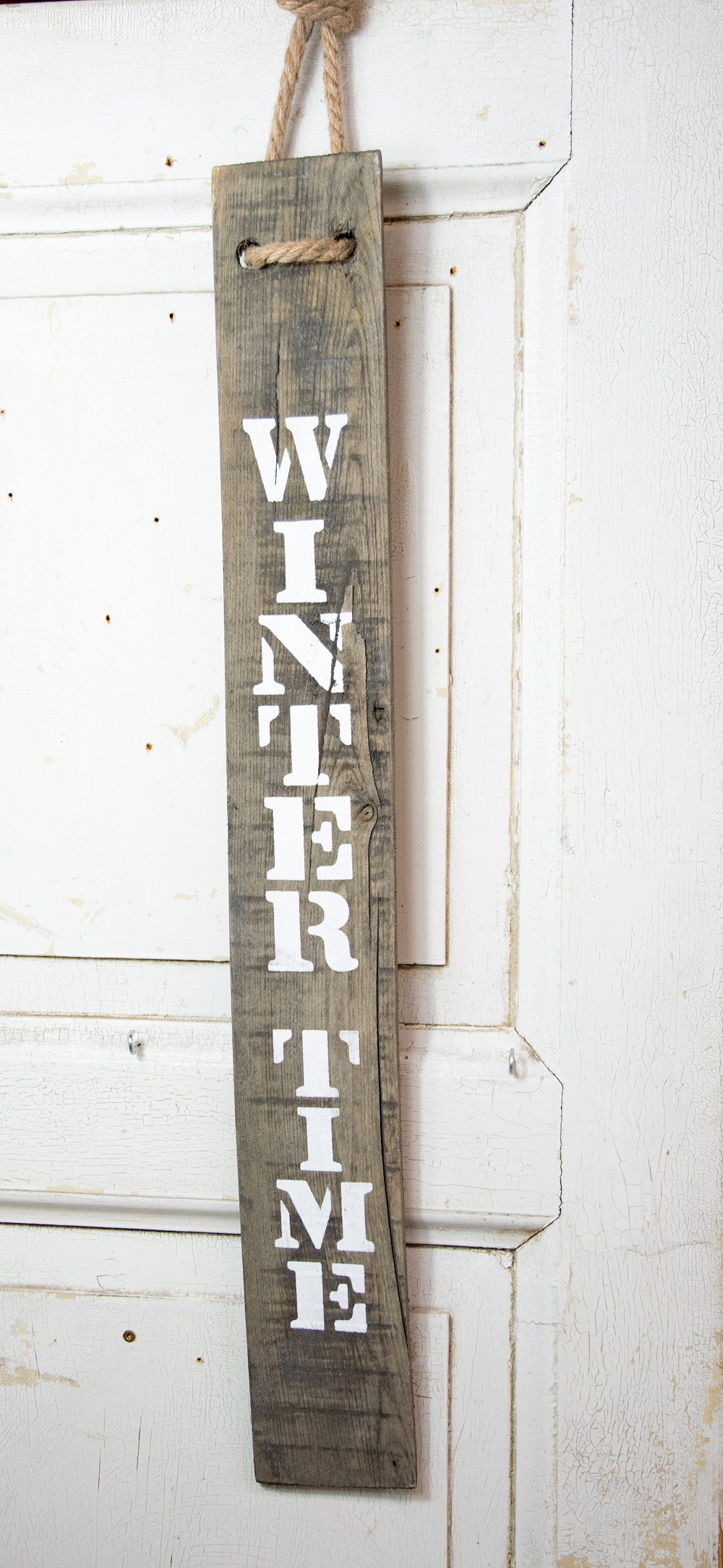 Türschild Winter Time Holz Maritim  Landhausstil