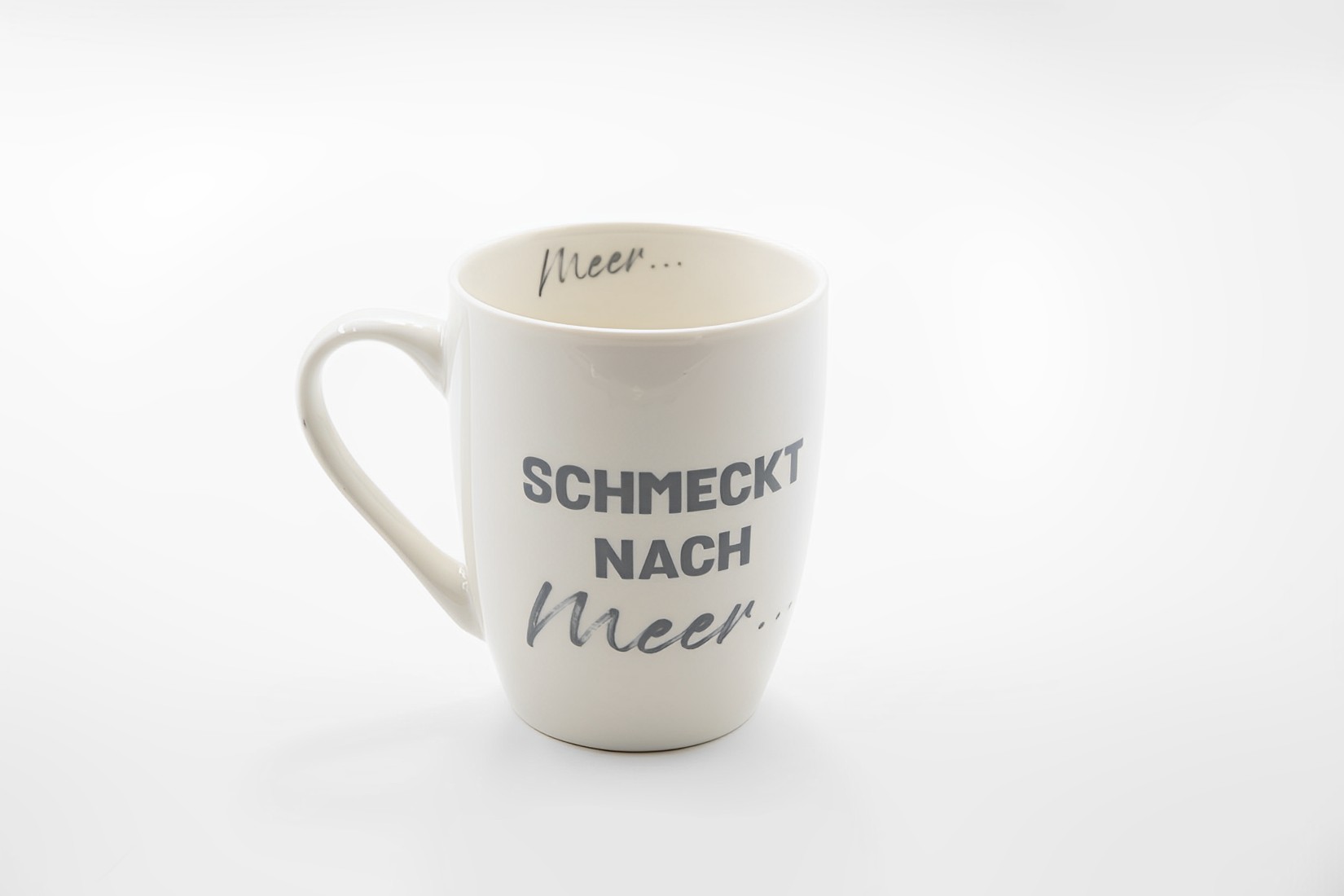Kaffeetasse Becher Tasse  Keramik 350ml Schmeckt nach Meer... Maritim  