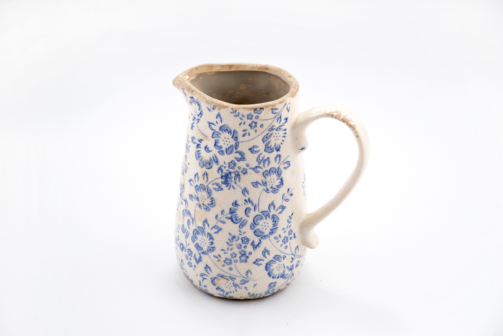 Krug Ranke blau Steinzeug 1L Landhausstil