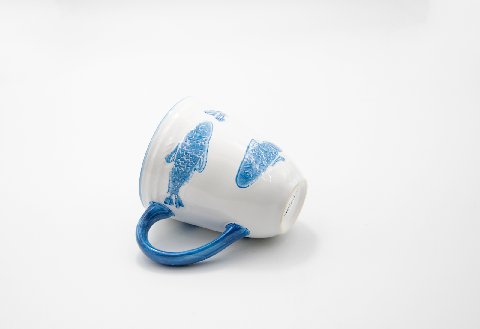 Kaffeetasse Fische Keramik 350ml Maritim Landhausstil