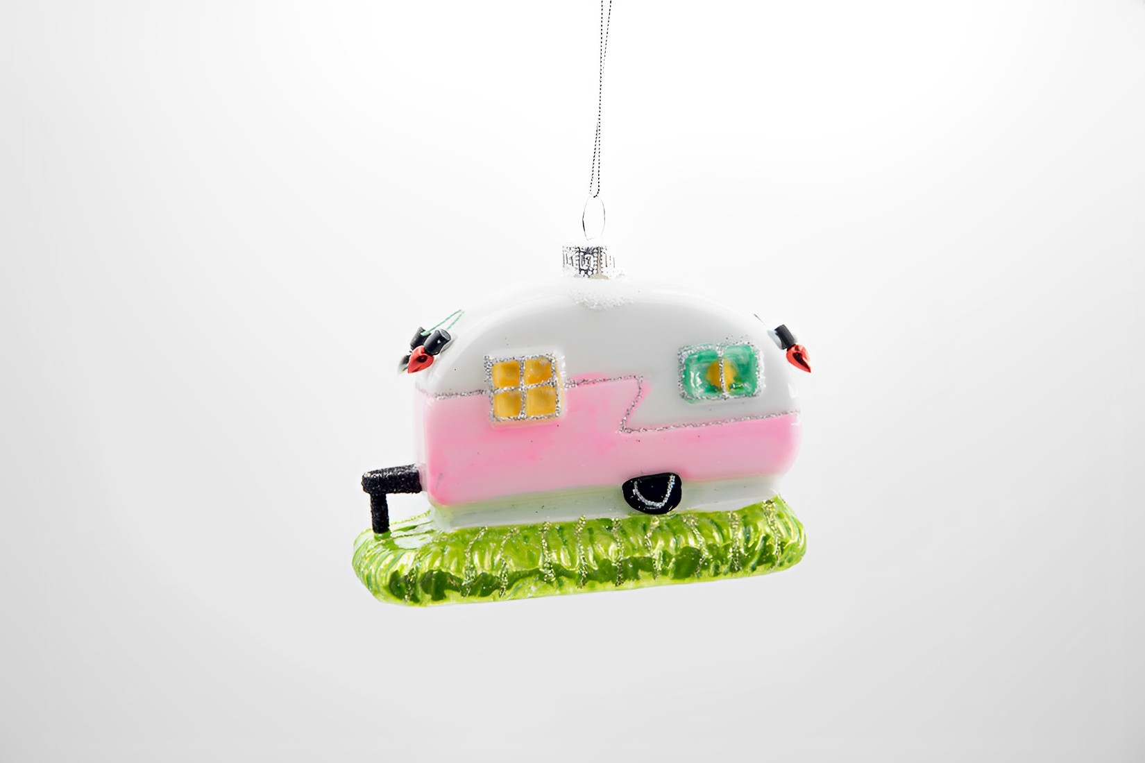 Sass & Belle Pink Flamingo Caravan Weihnachtsschmuck    