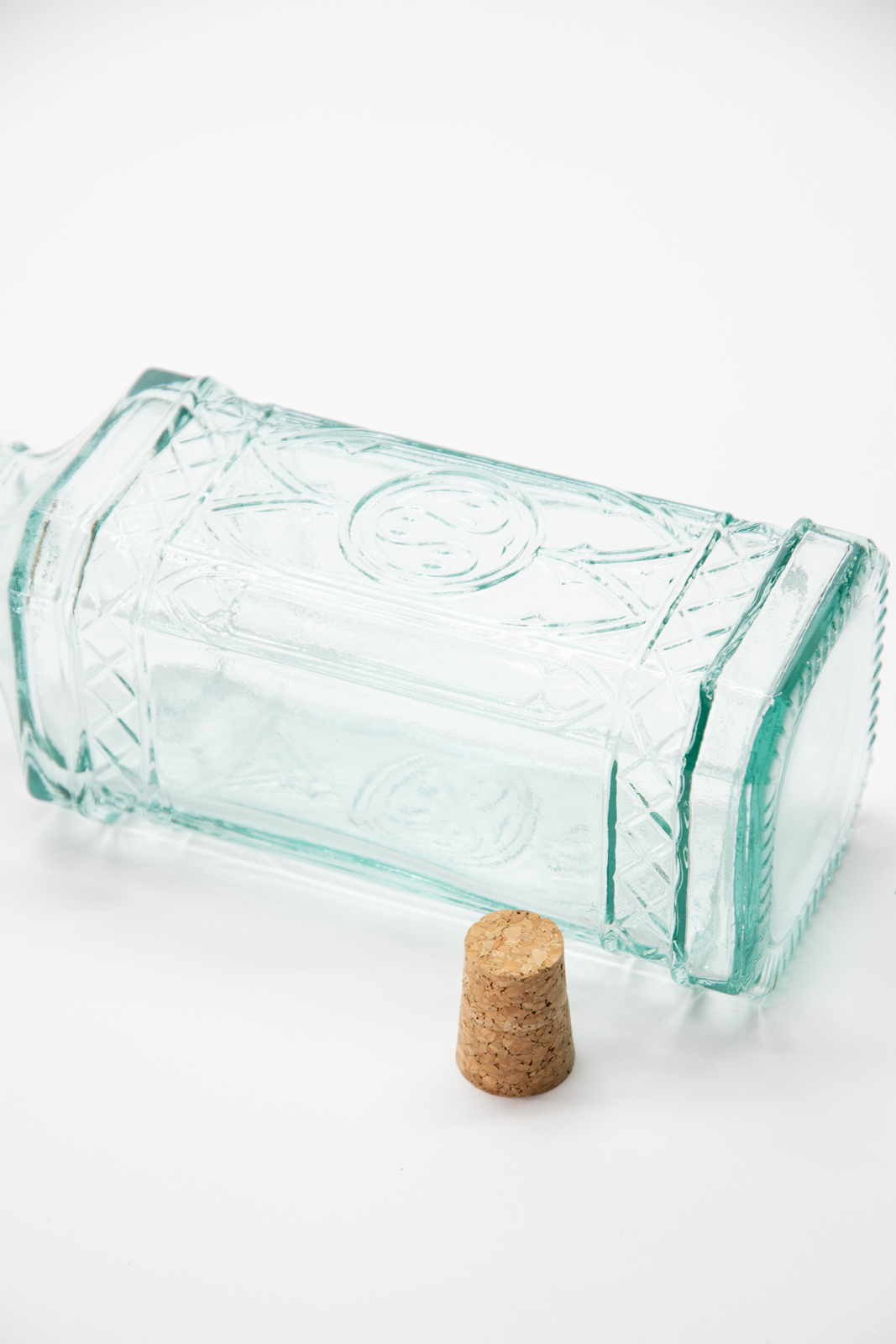 Ecogreen Flasche 700 mit Kork Verschluss Decor