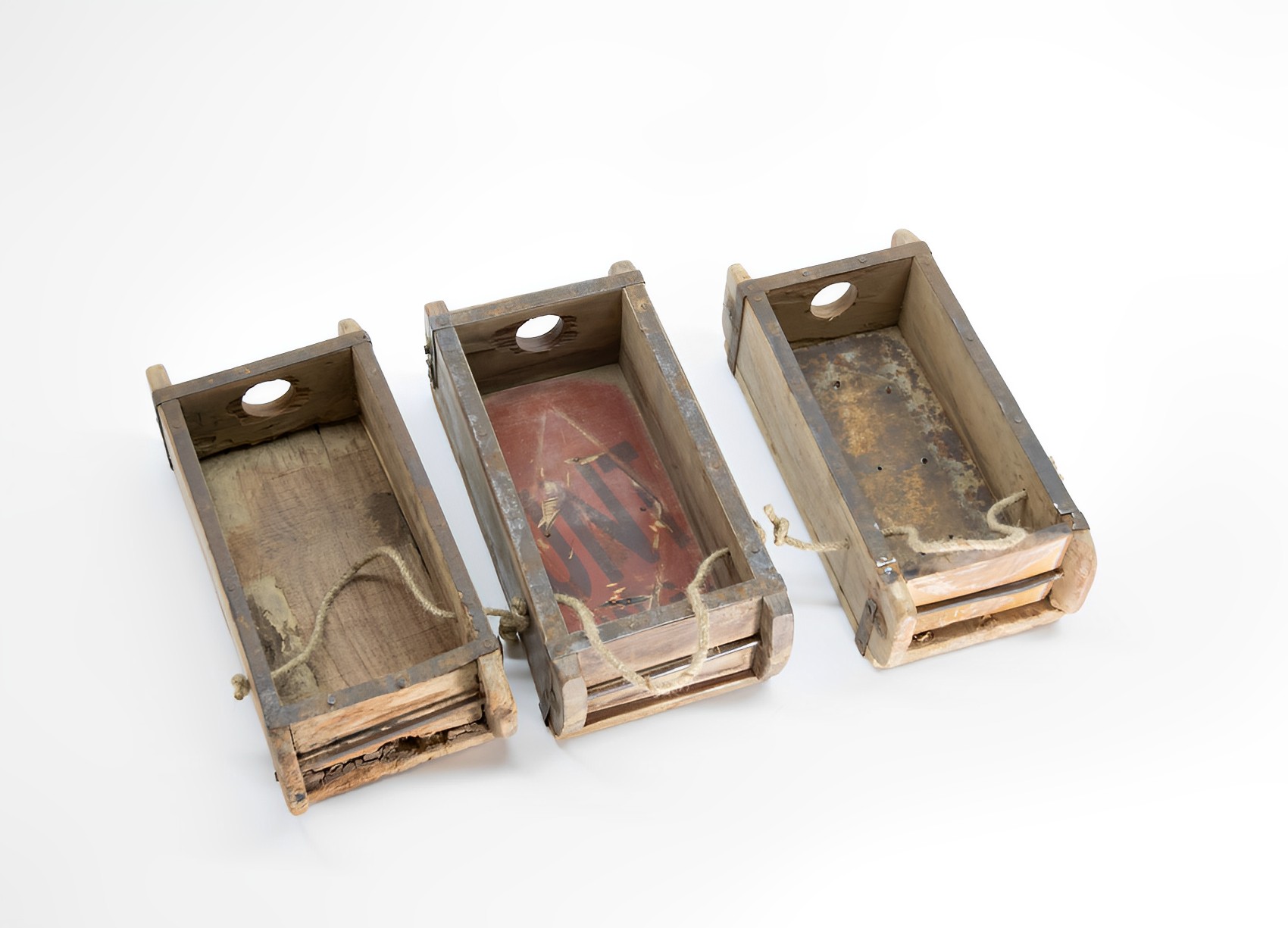 Ziegelform Holzbox Weinflaschen / Flaschenhalter Landhausstil Ziegelform Holzbox Weinflaschen / Flaschenhalter Landhausstil