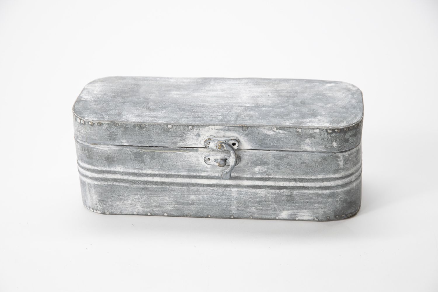 Dose Utensilienbox aus Blech Landhausstil