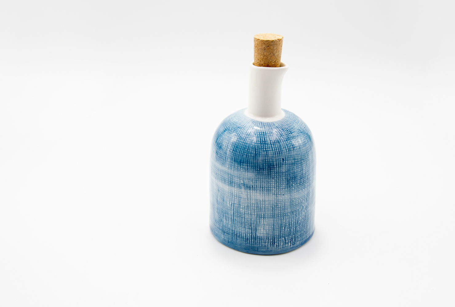 Flasche Essigflasche Ölflasche Porzellan Classic Vegan Landhausstil  