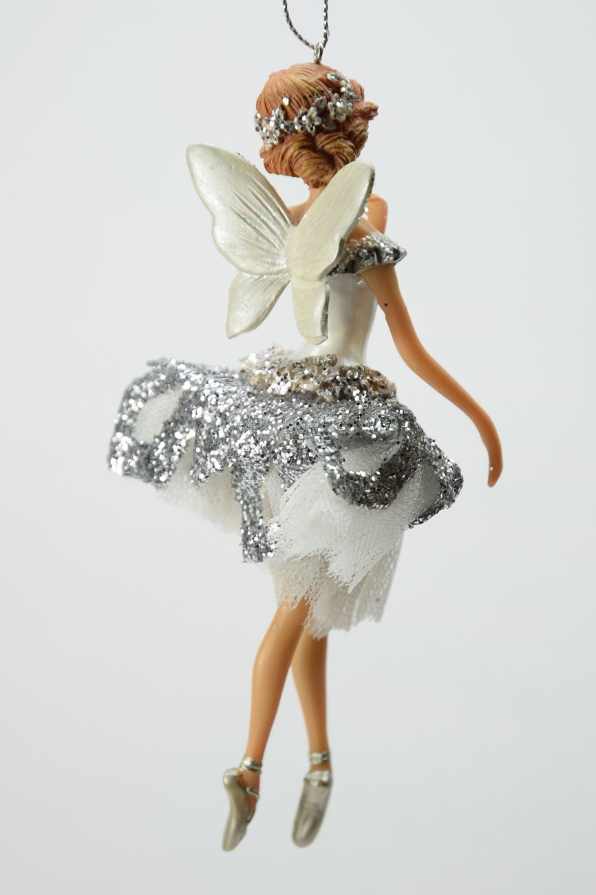 Fee mit Flügeln Ballerina Tänzerin Christbaumschmuck