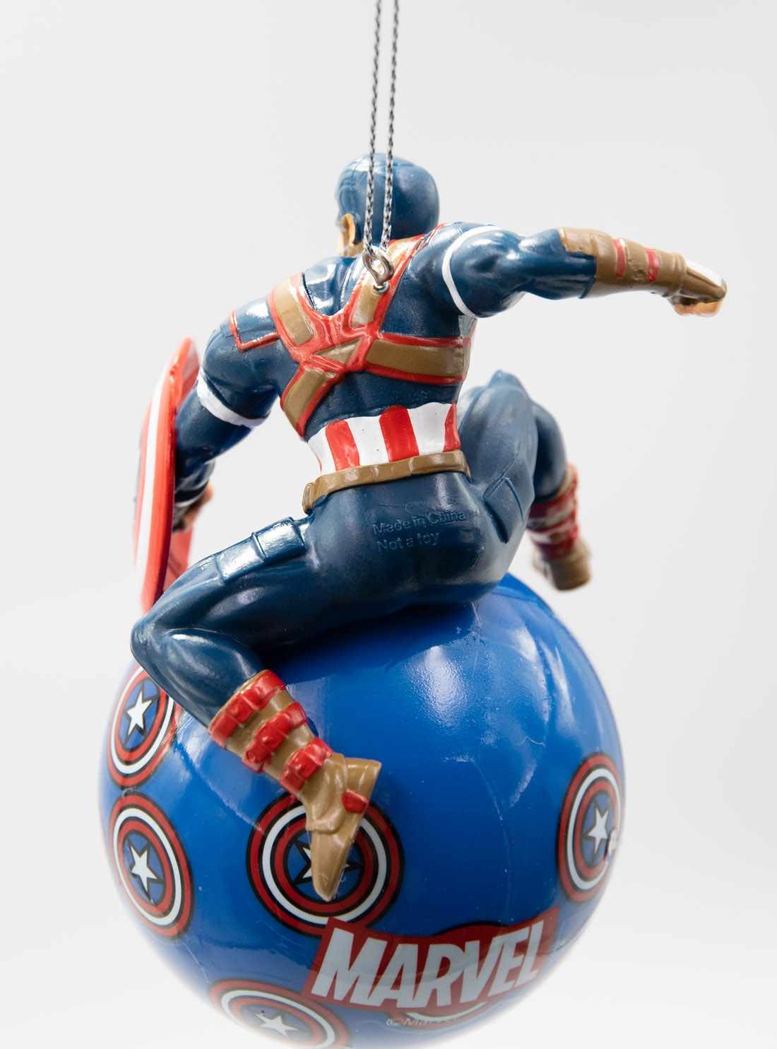 Kurt S. Adler Captain America Marvel Kugel Chistbaumschmuck 