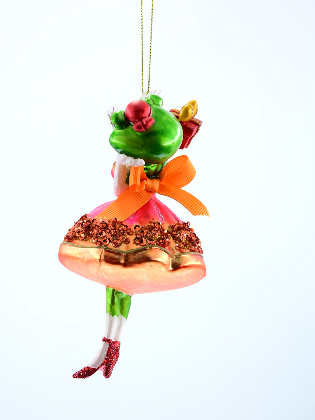 Weihnachtsschmuck Hänger Froschbraut