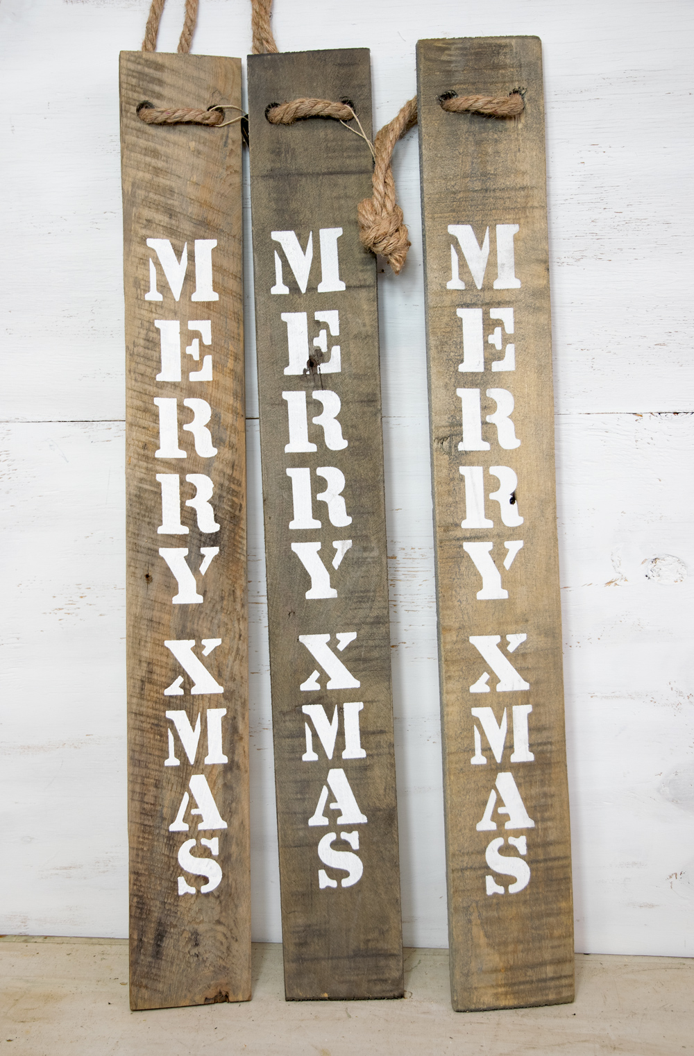 Türschild MERRY XMAS Holz Maritim  Landhausstil